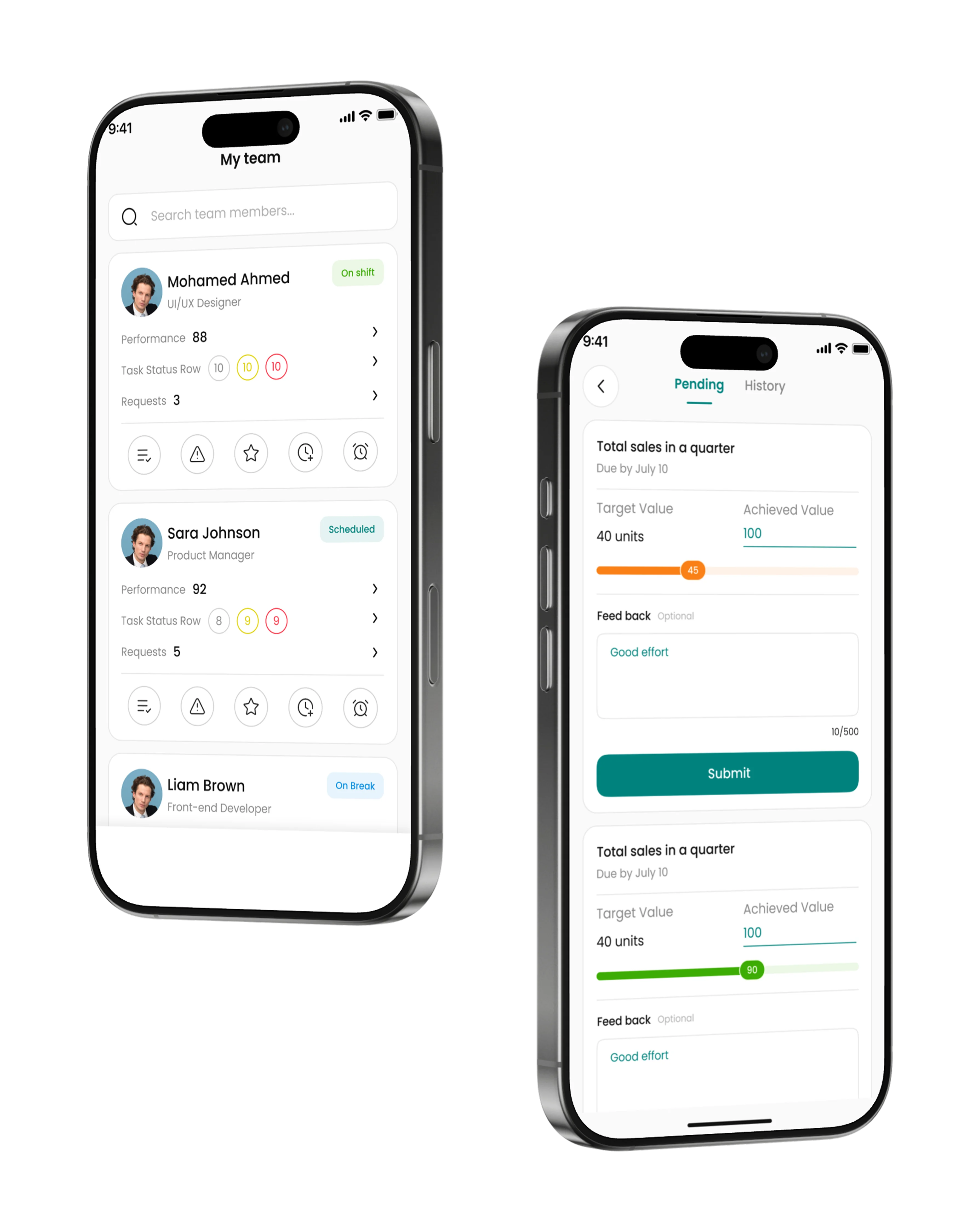 Performance Tracking screenshot 3