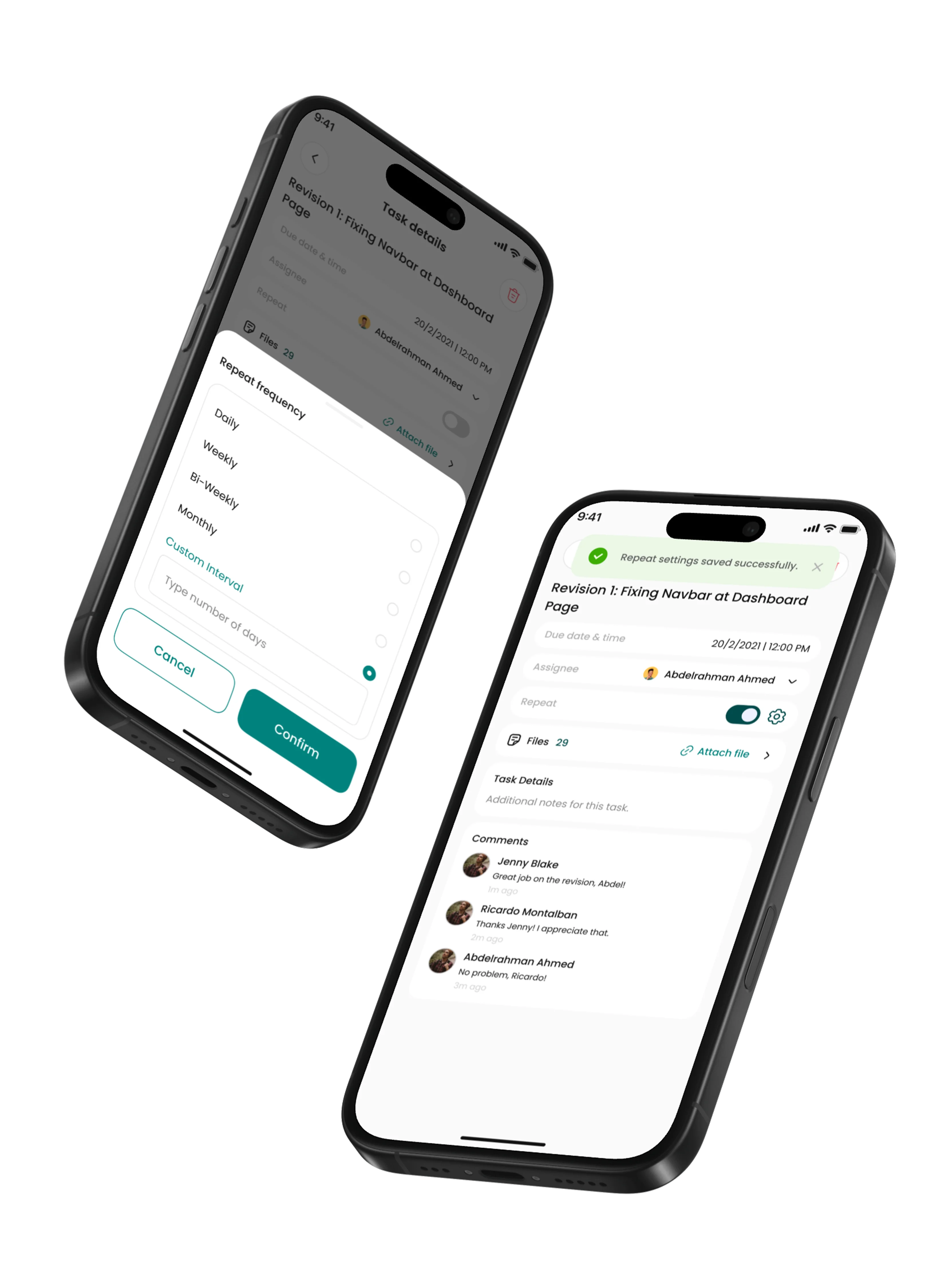 Team Tasks screenshot 1