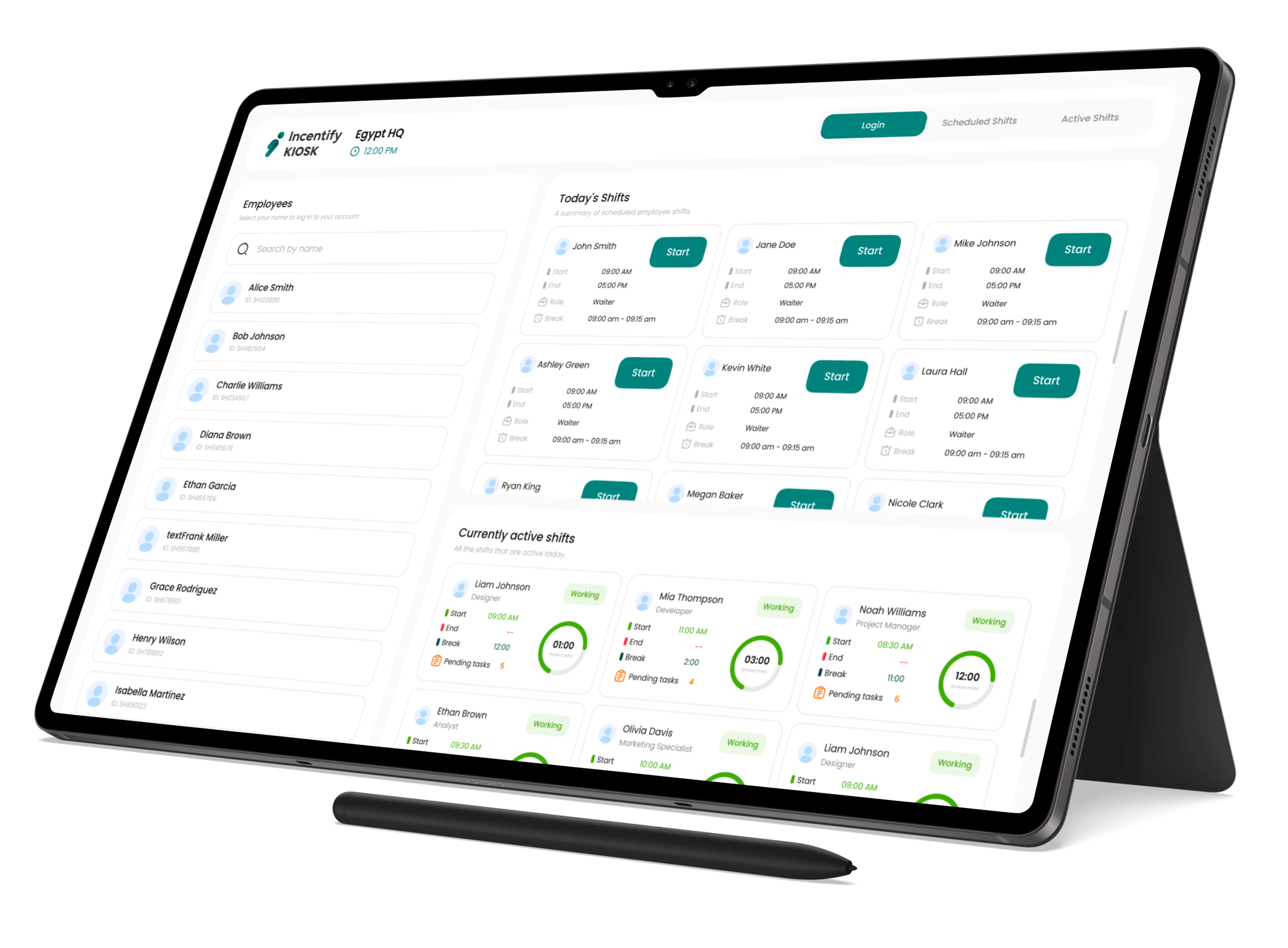 Time Clock & Attendance screenshot 2