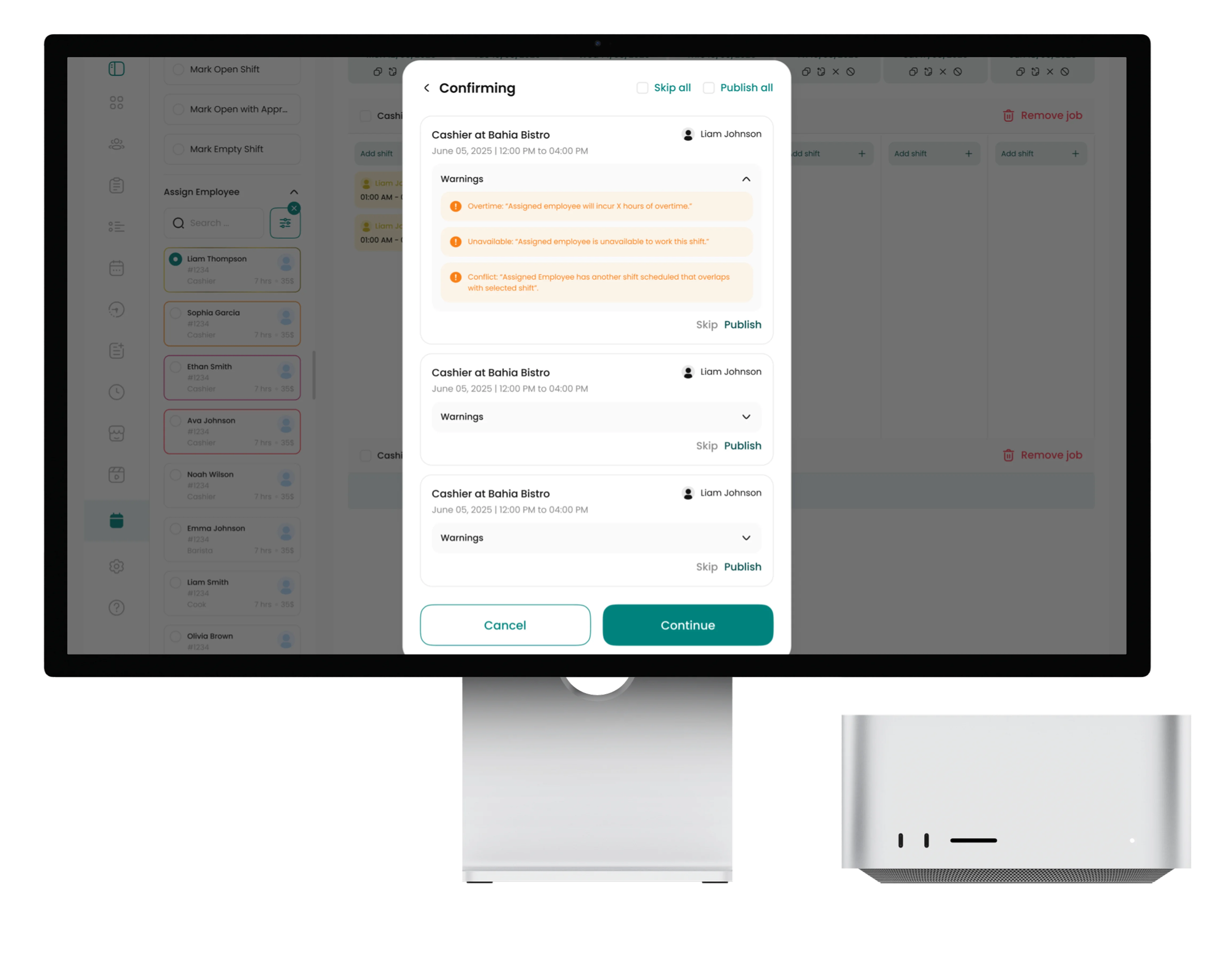 Shift Management screenshot 2